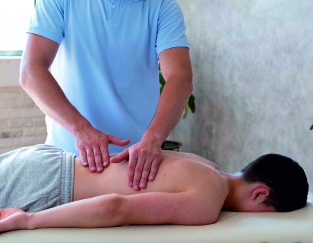 Therapeutic back massage